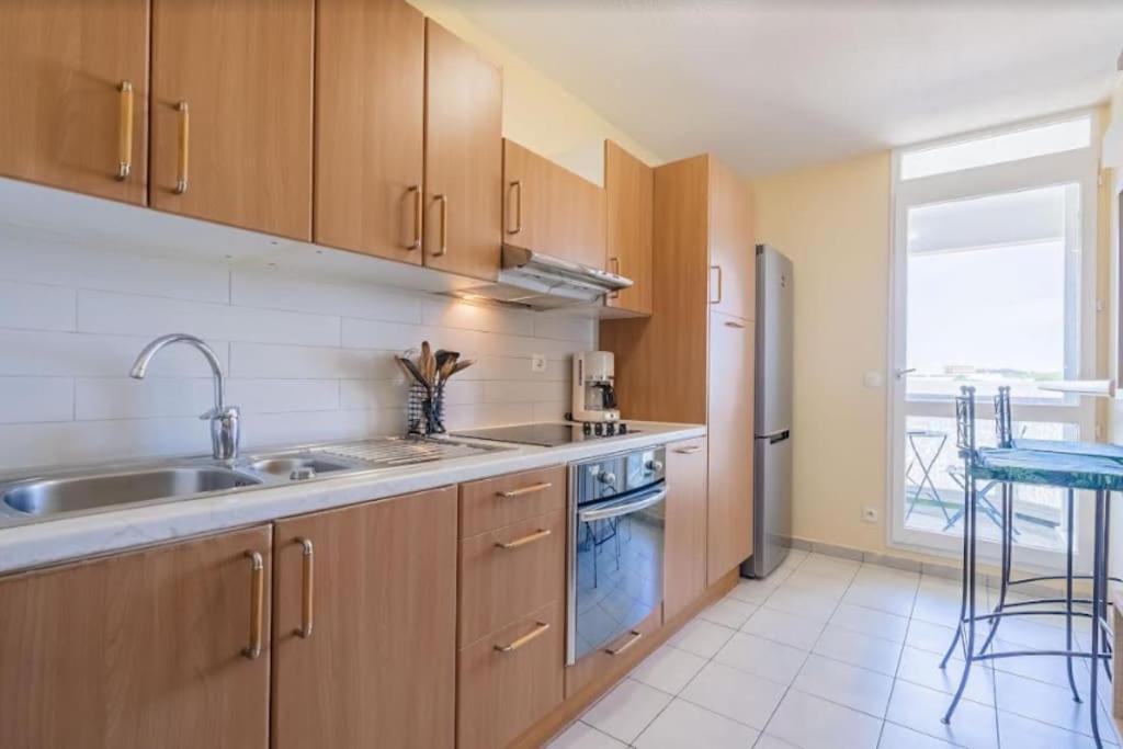 Apartament L'Horizon, T3, Terrasse, Pkg, Quartier Antigone Montpellier Zewnętrze zdjęcie