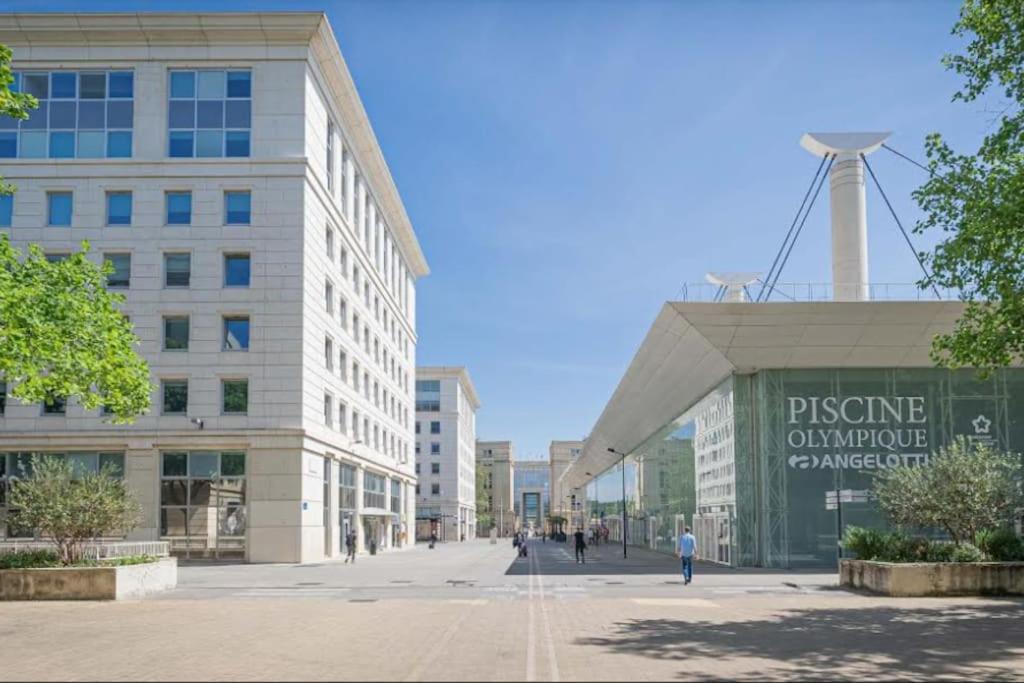 Apartament L'Horizon, T3, Terrasse, Pkg, Quartier Antigone Montpellier Zewnętrze zdjęcie